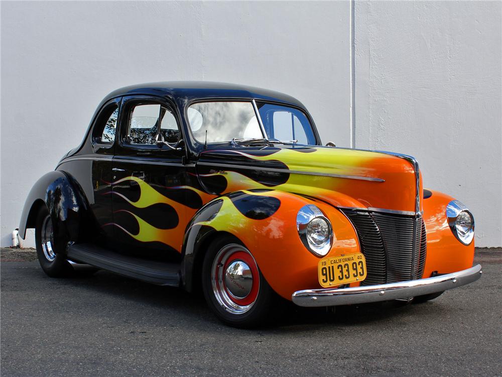 1940 FORD DELUXE CUSTOM 2 DOOR COUPE