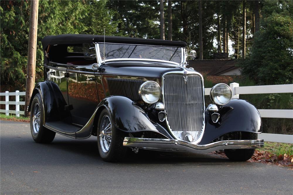 1934 FORD PHAETON CUSTOM 4 DOOR CONVERTIBLE