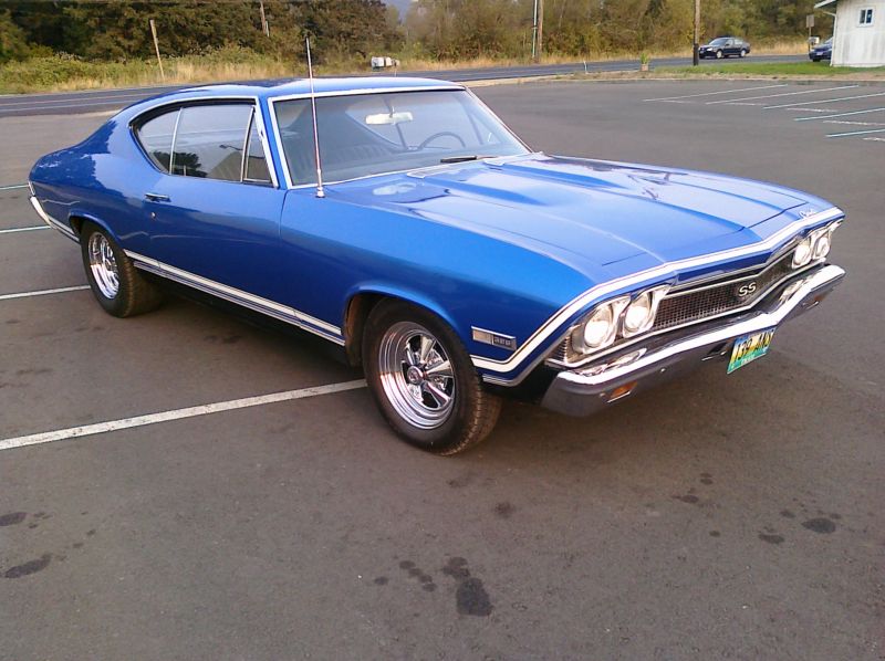 1968 CHEVROLET CHEVELLE CUSTOM 2 DOOR COUPE