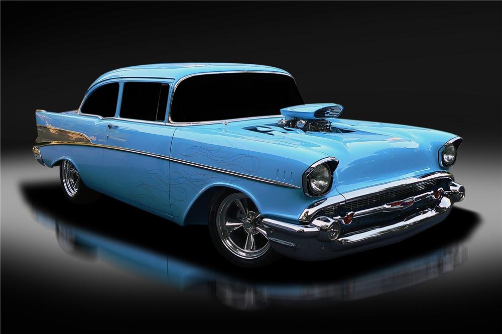 1957 CHEVROLET 210 DEL RAY CUSTOM 2 DOOR SEDAN