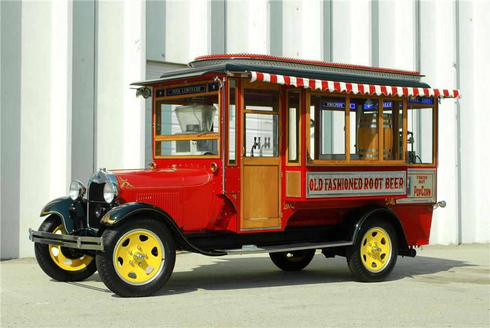 1929 FORD AA CUSTOM POPCORN TRUCK