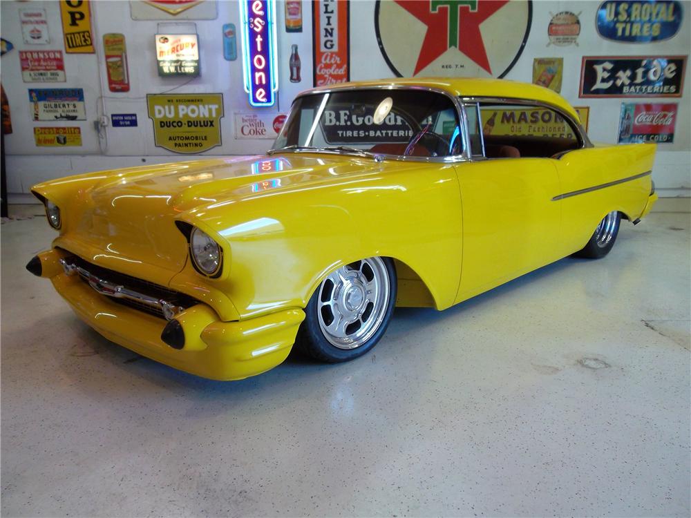 1957 CHEVROLET BEL AIR CUSTOM 2 DOOR HARDTOP