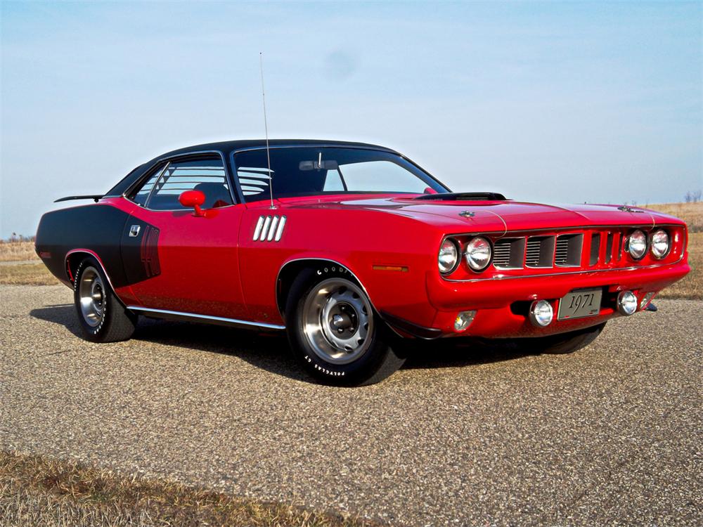 1971 PLYMOUTH CUDA 2 DOOR COUPE