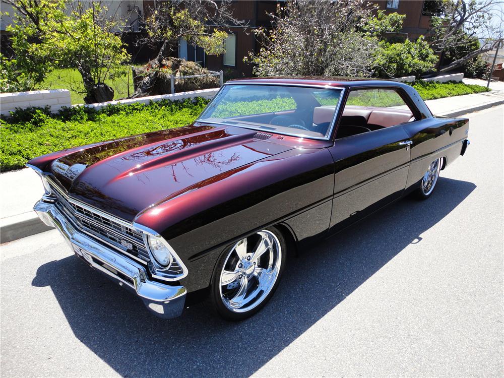 1966 CHEVROLET CHEVY II NOVA CUSTOM 2 DOOR HARDTOP