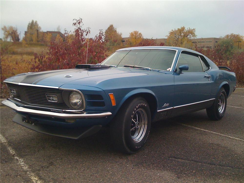 1970 FORD MUSTANG MACH 1 428 CJ FASTBACK