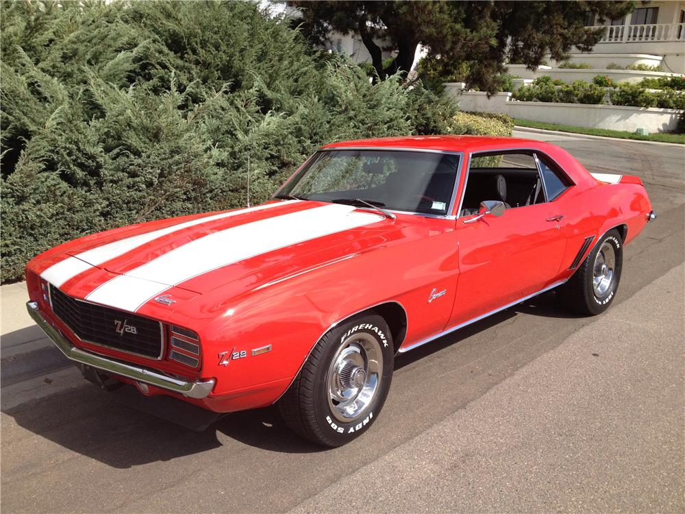 1969 CHEVROLET CAMARO CUSTOM 2 DOOR COUPE