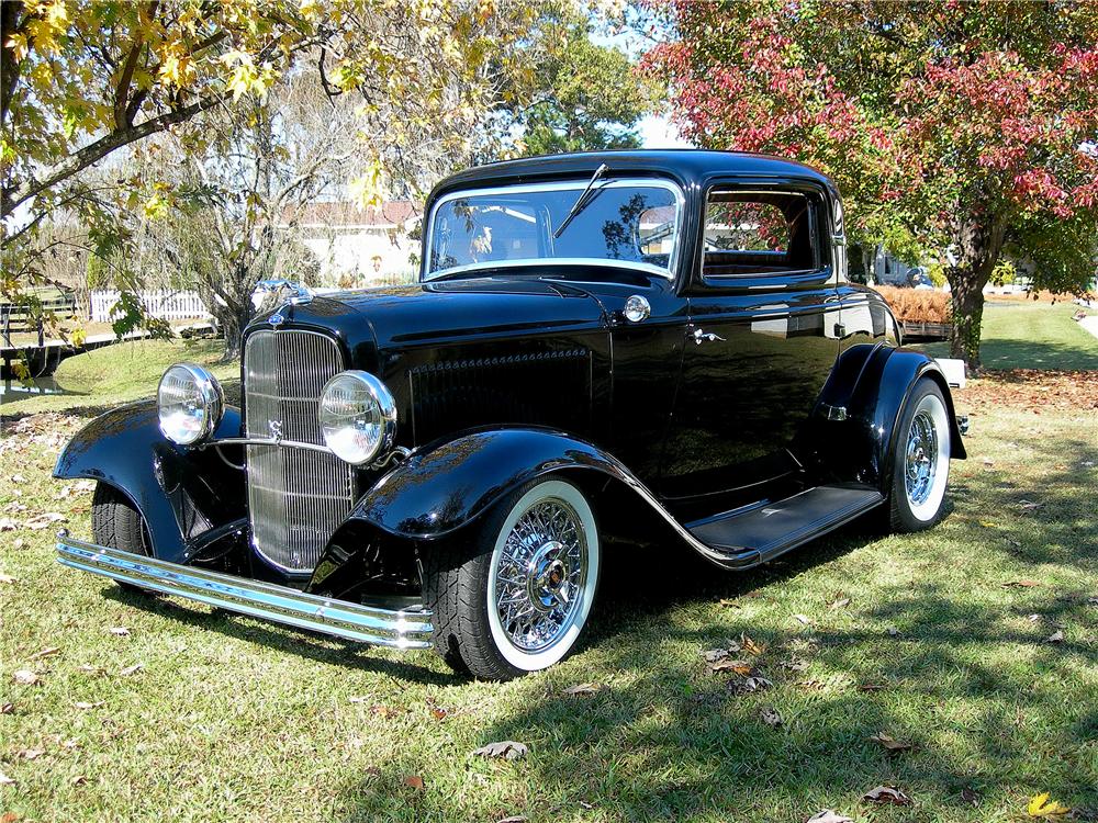 1932 FORD 3 WINDOW CUSTOM COUPE