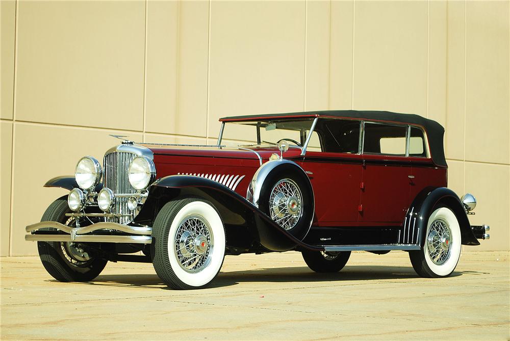 1929 DUESENBERG J MURPHY BERLINE CONVERTIBLE