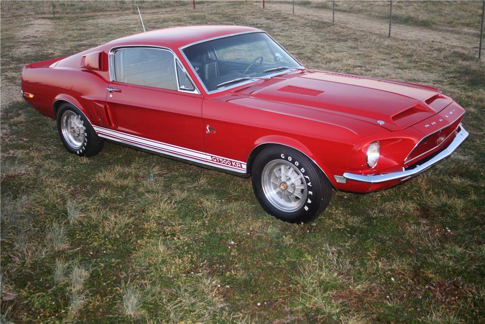 1968 SHELBY GT500 KR FASTBACK on Sunday @ 02:00 PM