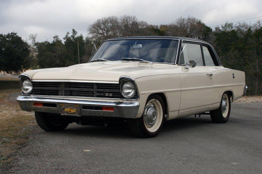 1967 CHEVROLET NOVA CUSTOM 2 DOOR POST COUPE