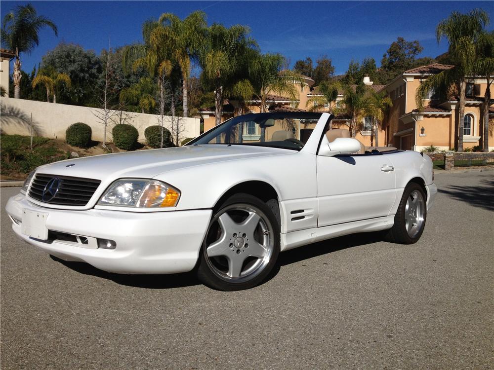 2001 MERCEDES-BENZ SL500 CONVERTIBLE