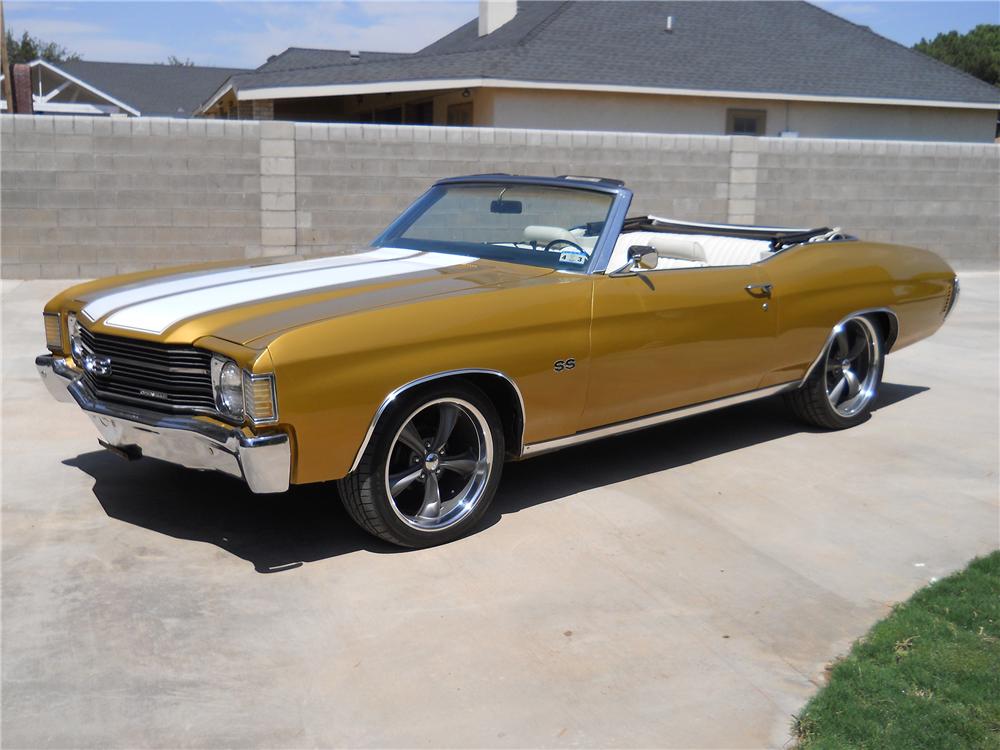 1972 CHEVROLET CHEVELLE MALIBU CONVERTIBLE