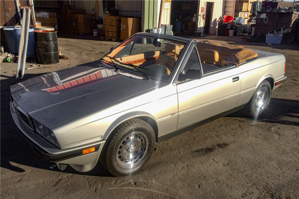 1986 MASERATI SPYDER BI-TURBO CONVERTIBLE