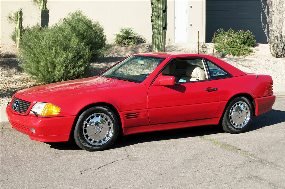 1992 MERCEDES-BENZ SL500 CONVERTIBLE