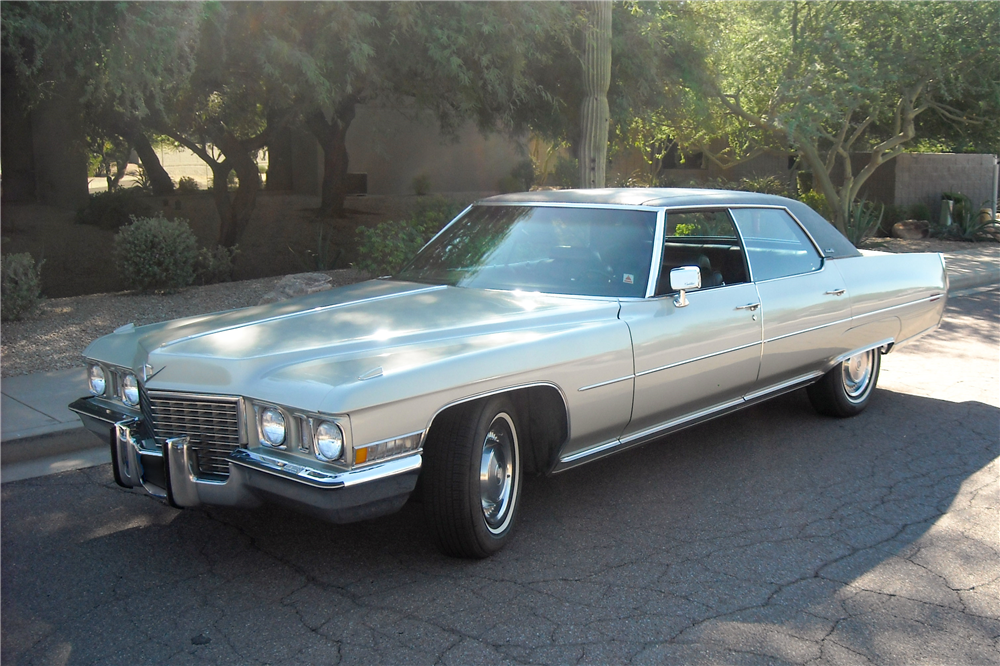 1972 CADILLAC DE VILLE 4-DOOR SEDAN