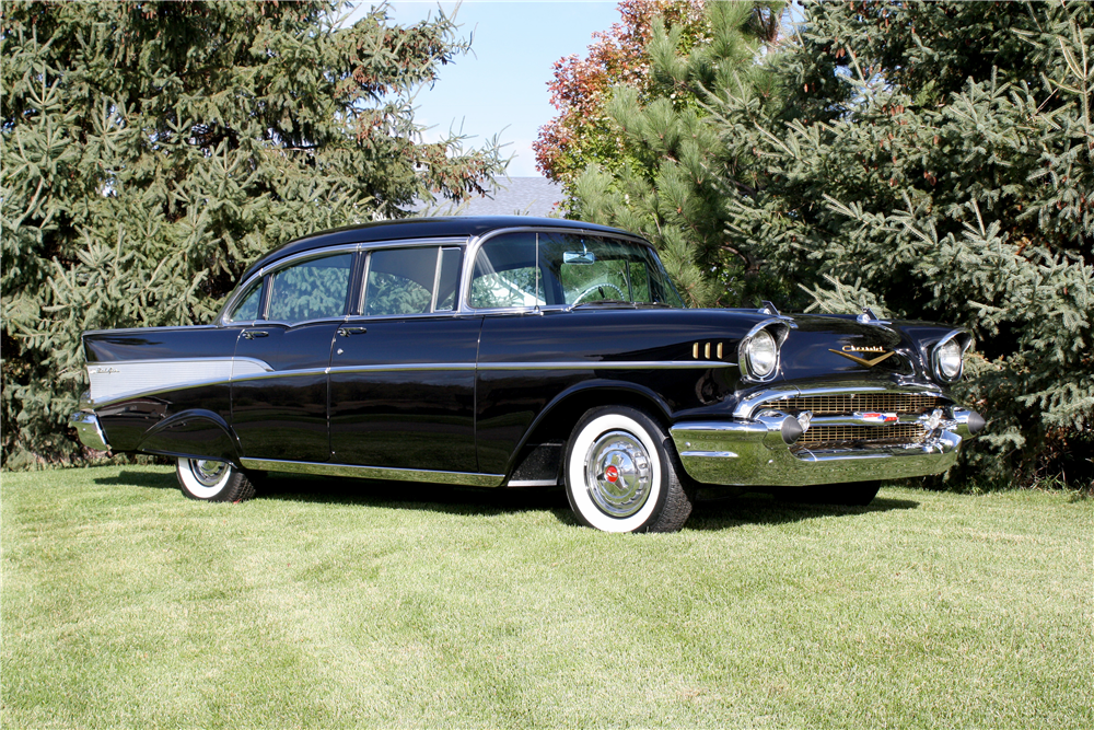 1957 CHEVROLET BEL AIR 4-DOOR POST