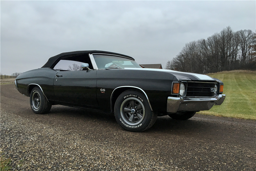 1972 CHEVROLET CHEVELLE SS 454 RECREATION CONVERTIBLE