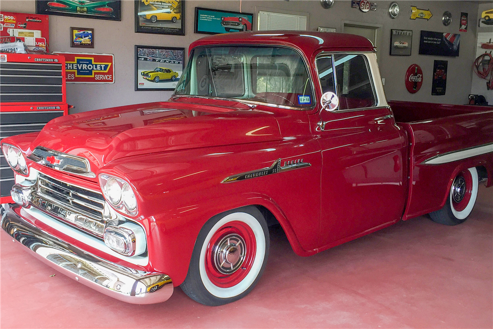 1958 CHEVROLET APACHE CUSTOM FLEETSIDE PICKUP