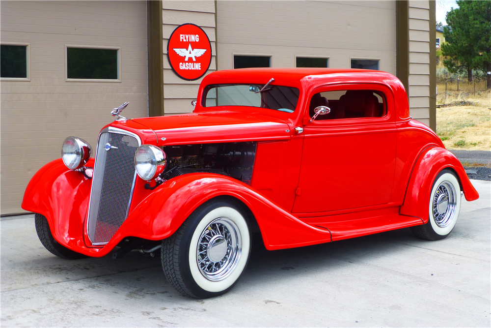 1934 CHEVROLET 3-WINDOW CUSTOM COUPE