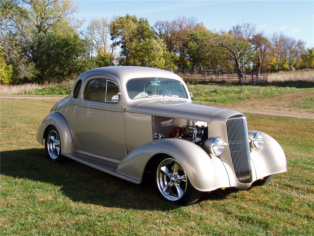 1936 CHEVROLET 5-WINDOW CUSTOM COUPE