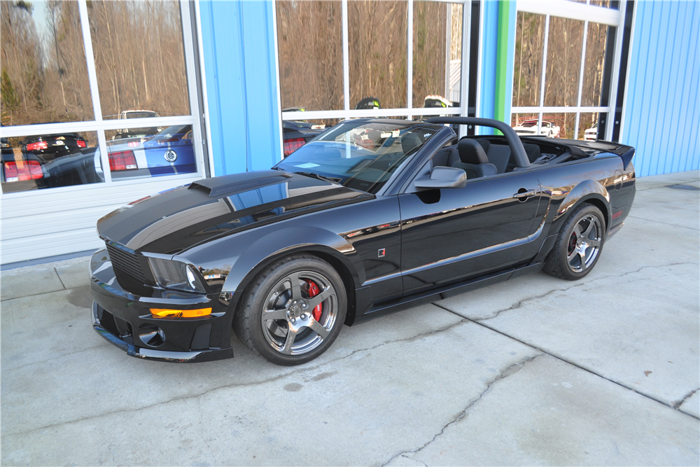 2009 ROUSH MUSTANG BLACKJACK CONVERTIBLE