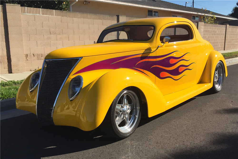 1937 FORD 3-WINDOW CUSTOM COUPE