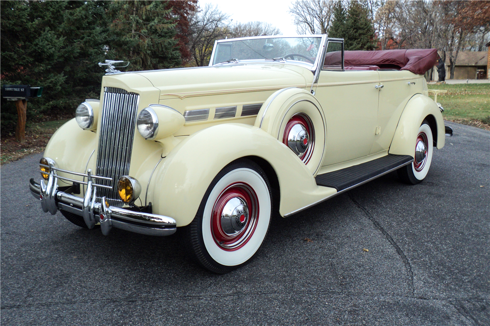 1937 PACKARD 120 STRAIGHT-8 CONVERTIBLE SEDAN