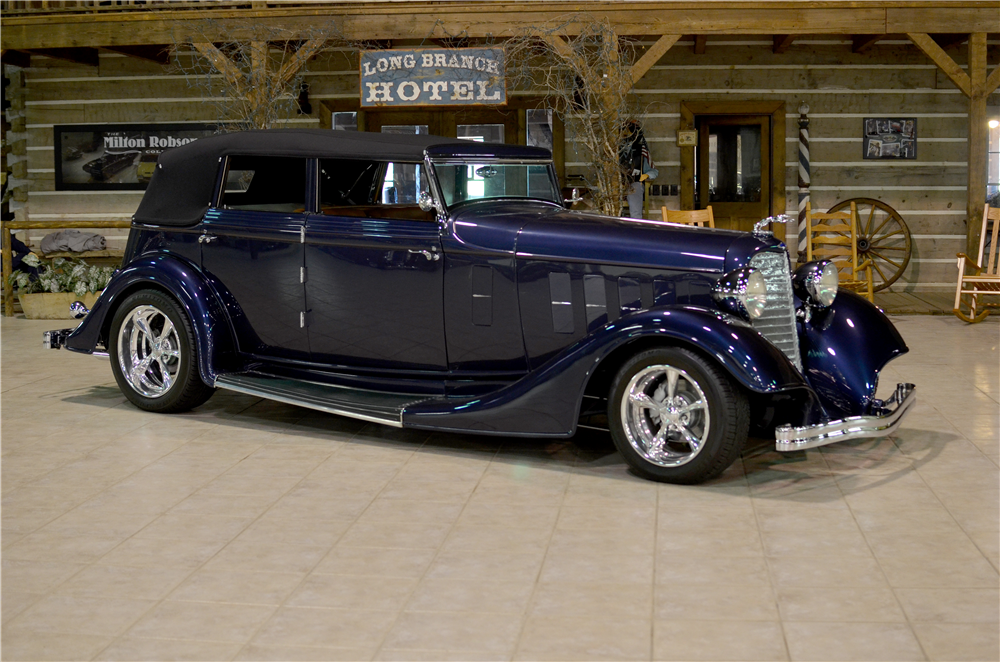 1934 LINCOLN KA CUSTOM CONVERTIBLE SEDAN