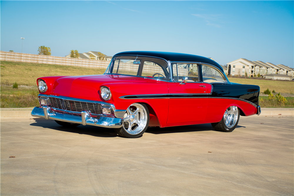 1956 CHEVROLET BEL AIR CUSTOM 2-DOOR POST