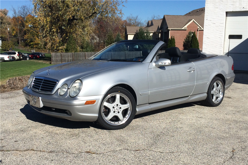 2002 MERCEDES-BENZ CLK 55 AMG CONVERTIBLE