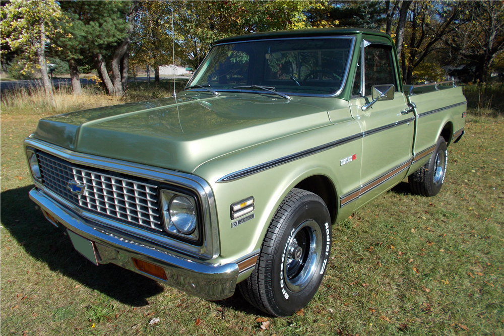 1971 CHEVROLET C-10 SHORT BED FLEETSIDE PICKUP