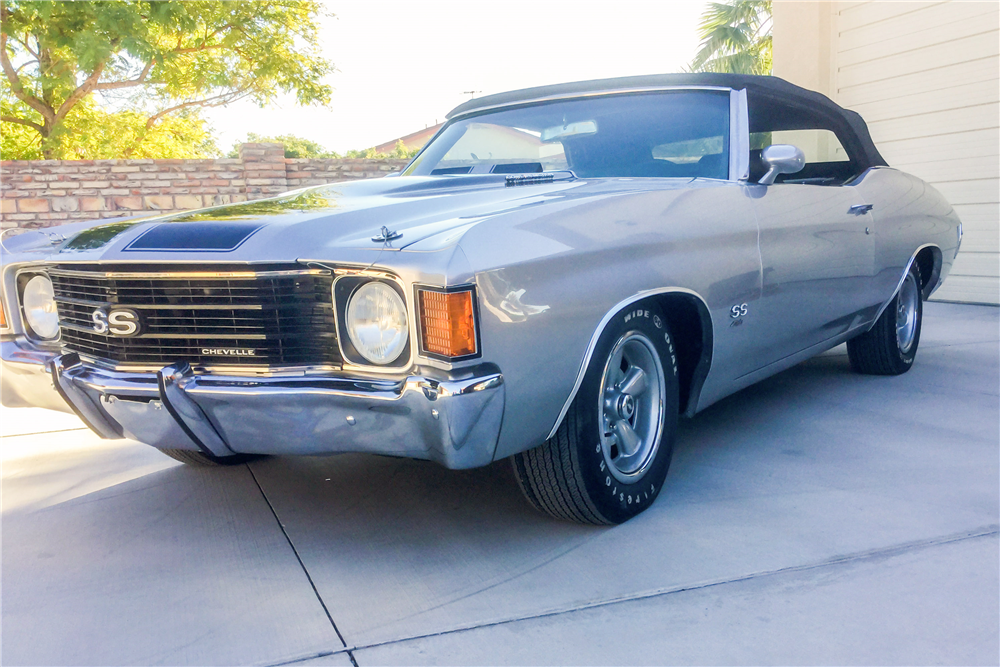 1972 CHEVROLET CHEVELLE CUSTOM CONVERTIBLE