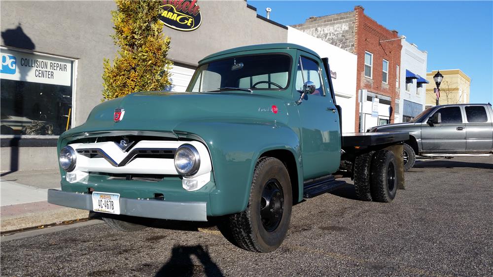 1955 FORD F-350 FLATBED TRUCK