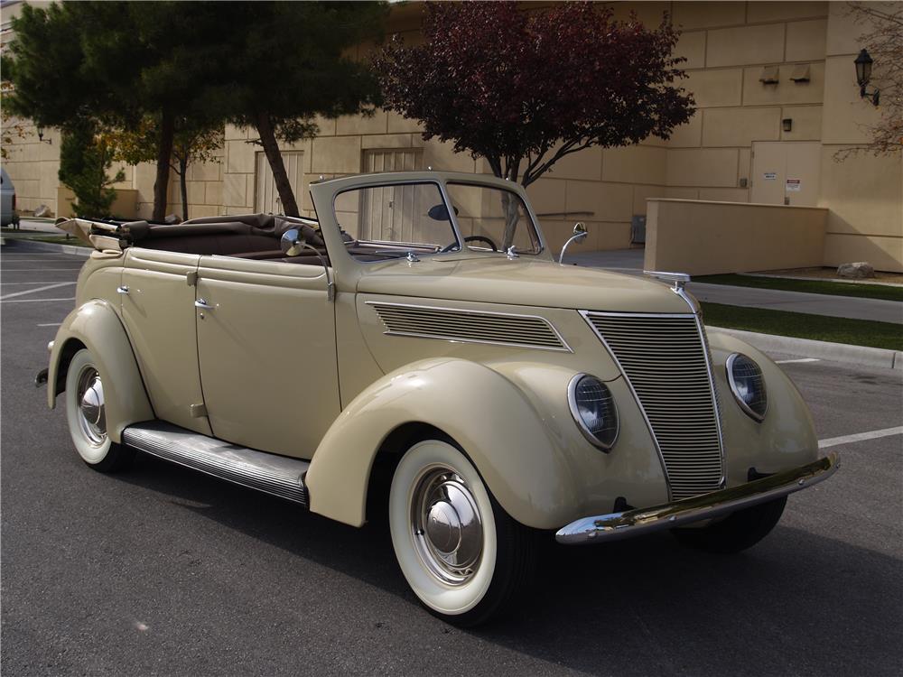 1937 FORD DELUXE 4 DOOR CONVERTIBLE