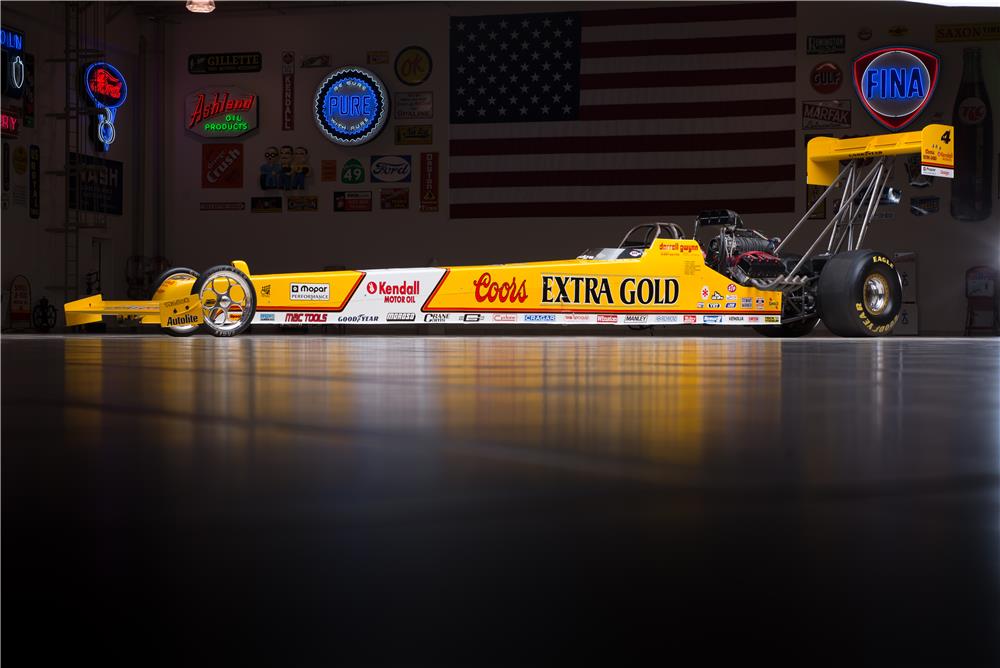 1990 COORS EXTRA GOLD TOP FUEL DRAGSTER REPLICA
