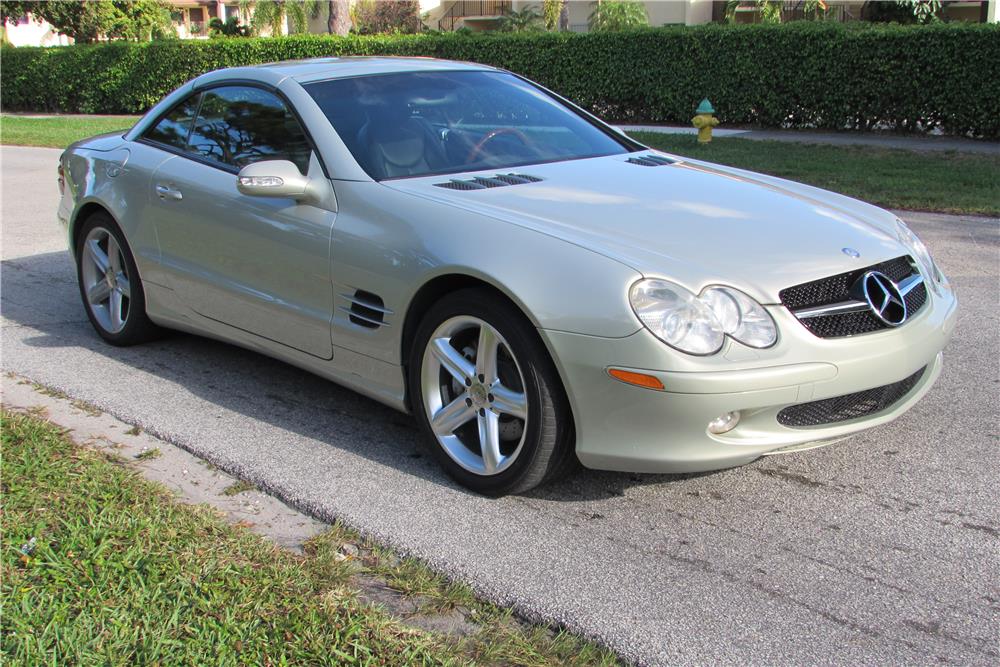 2003 MERCEDES-BENZ SL500 CONVERTIBLE