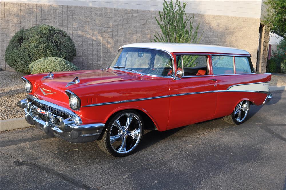 1957 CHEVROLET 210 CUSTOM 2 DOOR WAGON