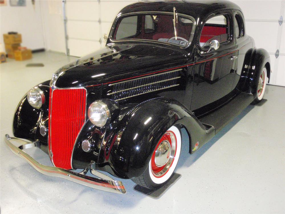 1936 FORD 5-WINDOW CUSTOM COUPE