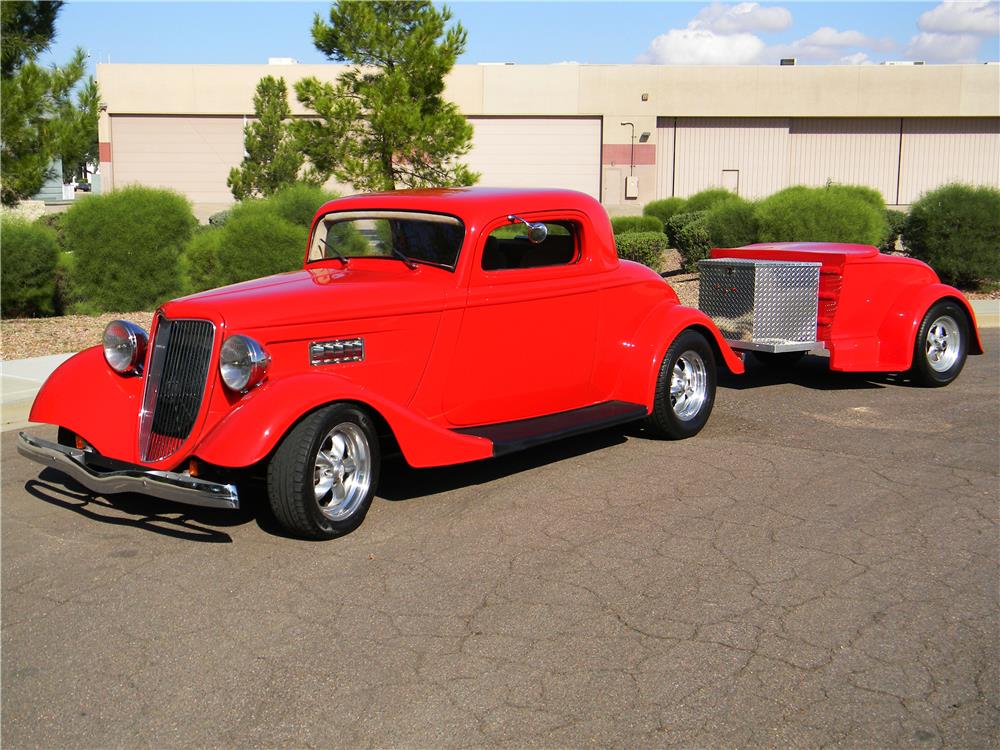 1934 FORD CUSTOM 3-WINDOW COUPE