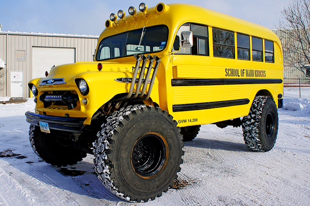 1957 CHEVROLET CUSTOM SCHOOL BUS