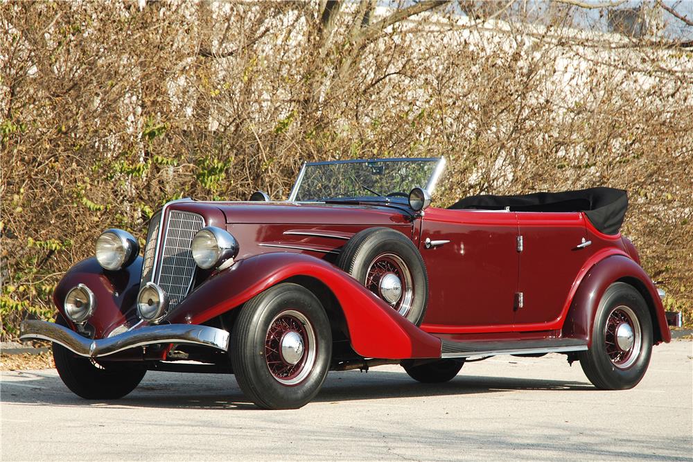 1934 AUBURN CONVERTIBLE SEDAN 