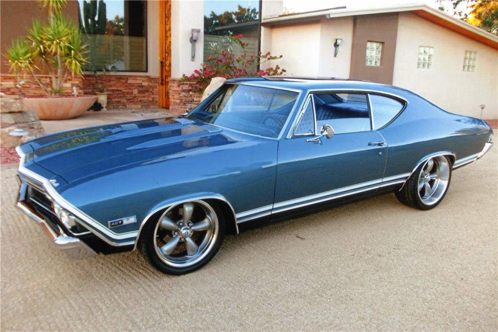 1968 CHEVROLET CHEVELLE MALIBU CUSTOM 2 DOOR HARDTOP