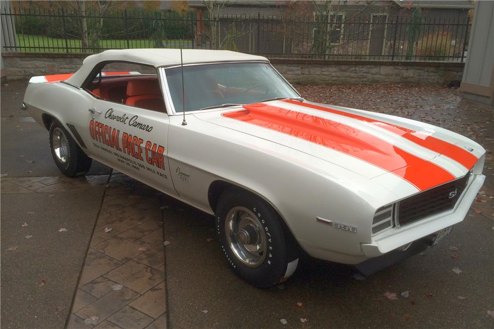 1969 CHEVROLET CAMARO RS/SS INDY PACE CAR CONVERTIBLE