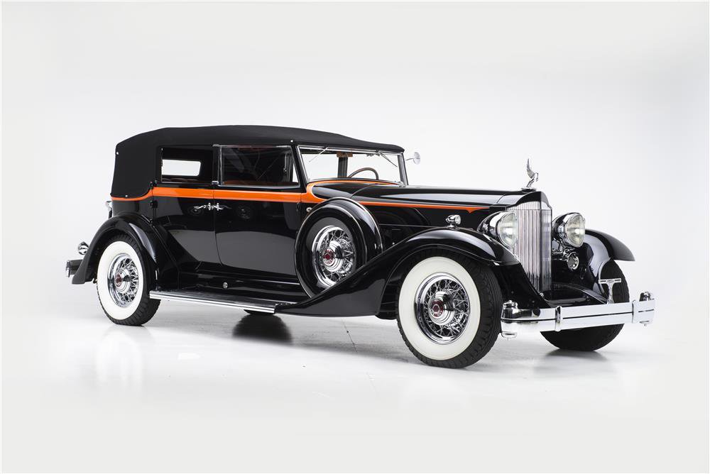 1933 PACKARD 1005 V12 SEDAN CONVERTIBLE