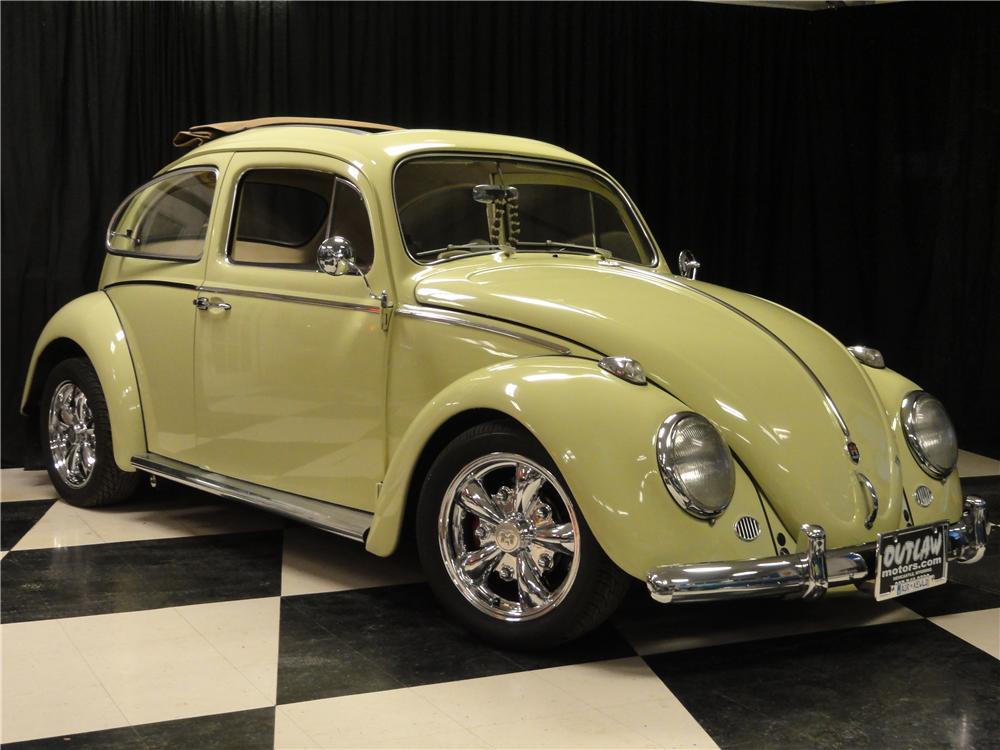 1961 VOLKSWAGEN BEETLE CUSTOM 2 DOOR RAGTOP