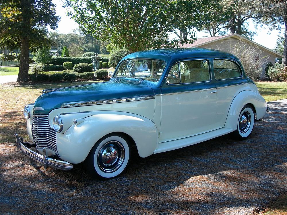 1940 CHEVROLET SPECIAL DELUXE CUSTOM 2 DOOR SEDAN