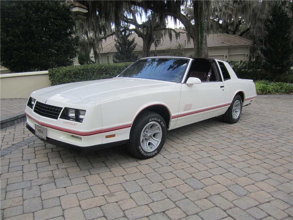 1987 CHEVROLET MONTE CARLO SS 2 DOOR AERO COUPE