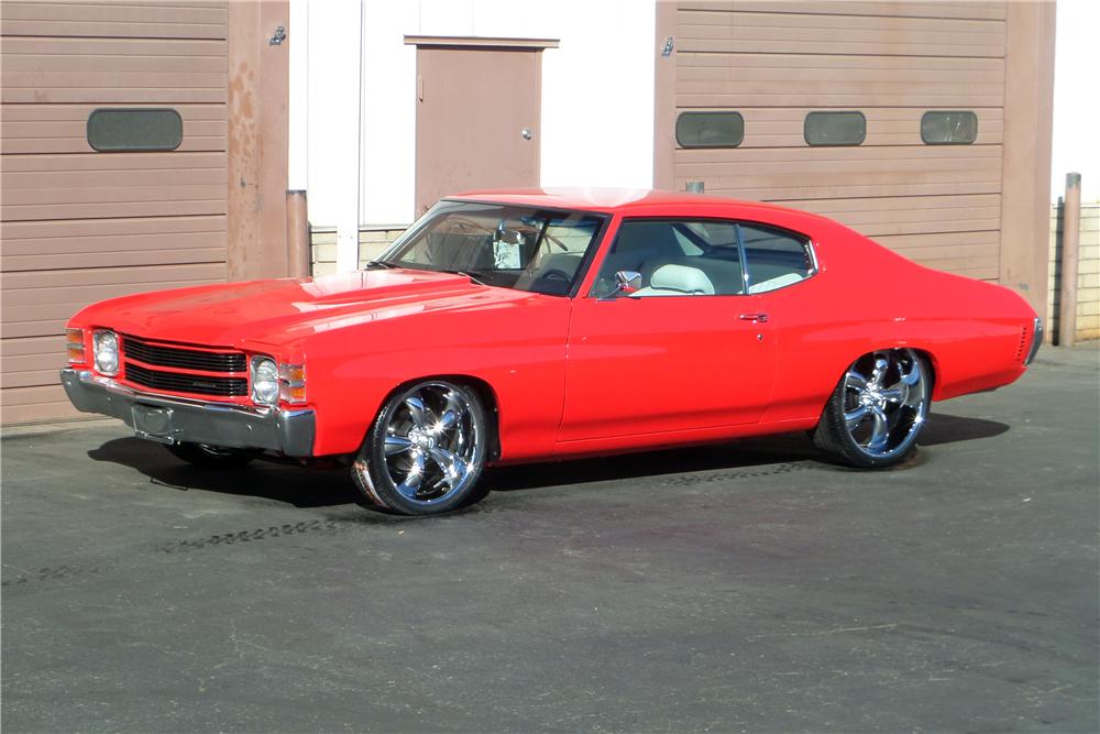 1971 CHEVROLET MALIBU CUSTOM 2 DOOR COUPE