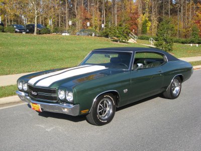 1970 CHEVROLET CHEVELLE MALIBU SS 2 DOOR HARDTOP