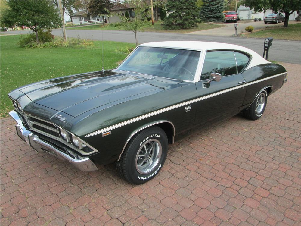 1969 CHEVROLET CHEVELLE MALIBU SS 2 DOOR HARDTOP SPORT COUPE